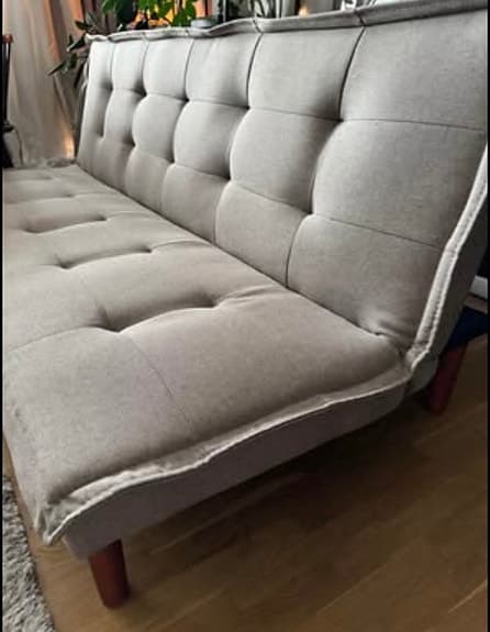 Liten bäddsoffa