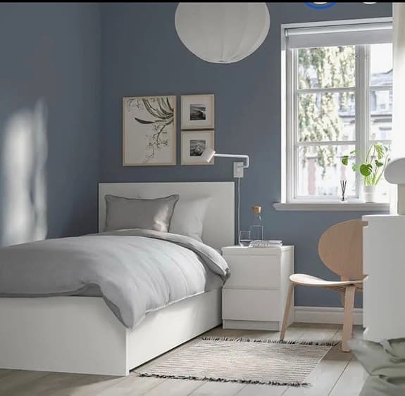 Mio säng med förvaring IKEA 90x200 vit