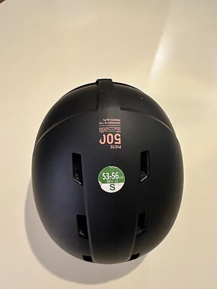 Wedze skidhjälm S 53–56 cm svart barn