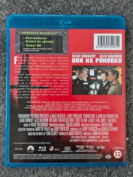 The hunt for red October blu-ray film