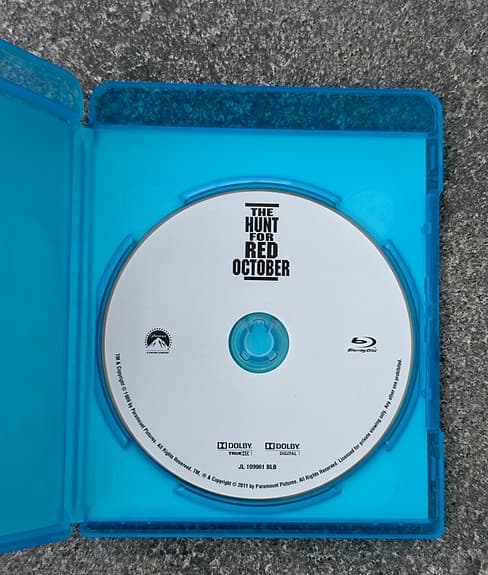 The hunt for red October blu-ray film