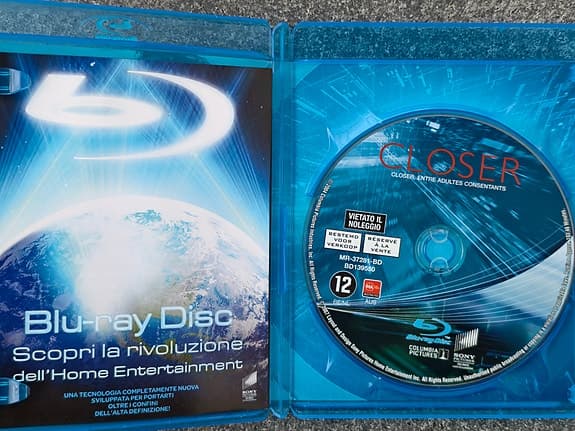 Closer Blu-ray film