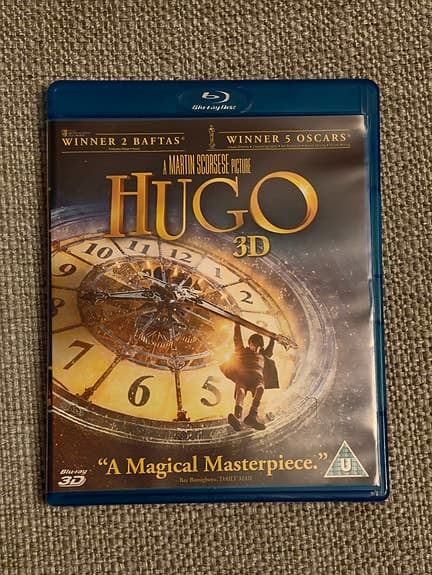 Hugo blu-ray 3D