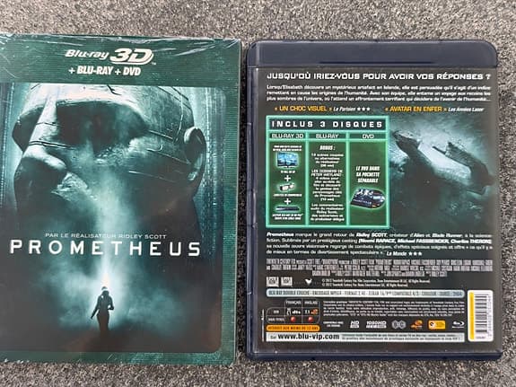 Bluray 3D: Prometheus (Blu-ray 3D + Blu-ray + DVD) film