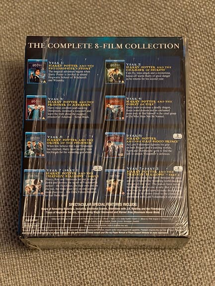 Harry Potter: Complete 8 film Collection blu-ray