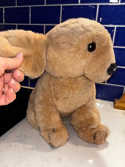 Gosedjur plyschleksak hund 22 cm Carl Dick Kollektion