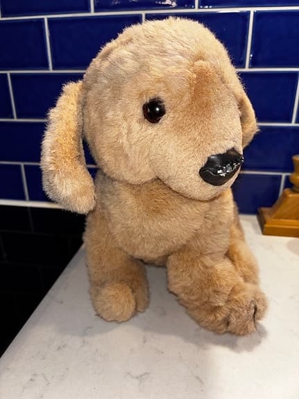 Gosedjur plyschleksak hund 22 cm Carl Dick Kollektion