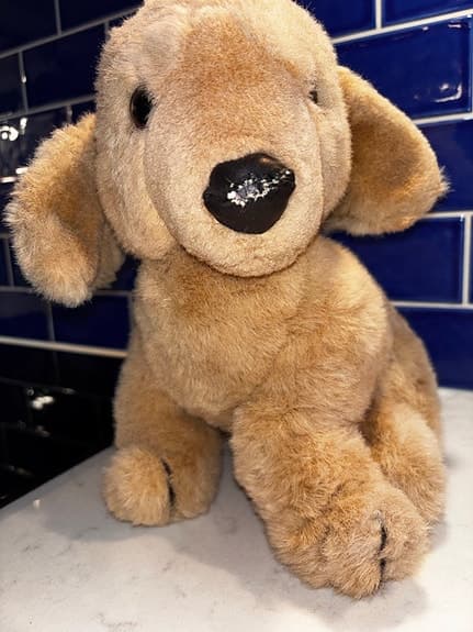 Gosedjur plyschleksak hund 22 cm Carl Dick Kollektion