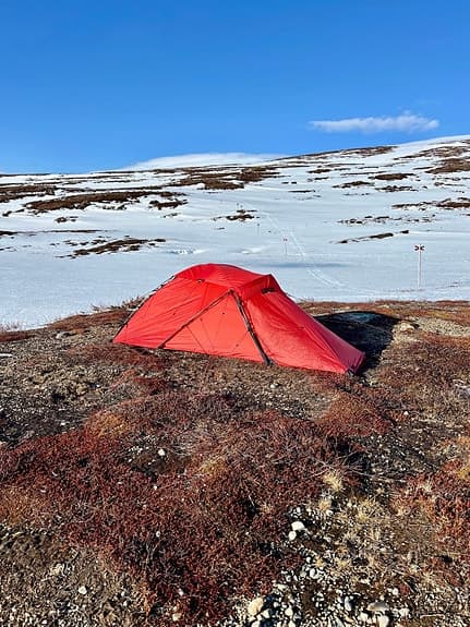 Hilleberg Jannu 2 tält rött
