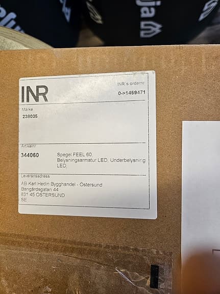 INR Feel 60 badrumsspegel