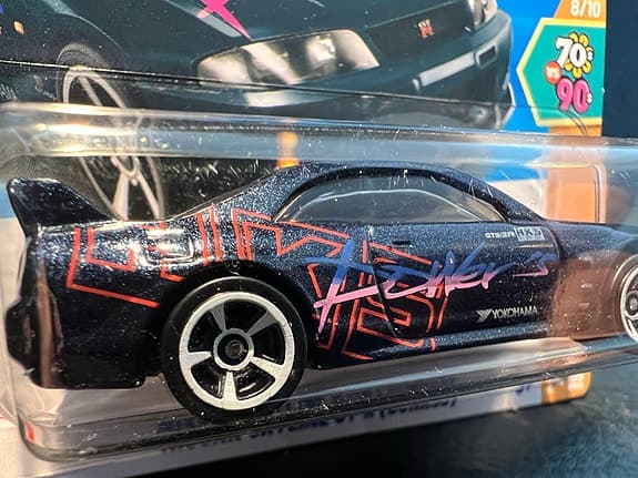 Hot Wheels Nissan Skyline GT-R (R34) leksaksbil