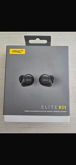 Jabra Elite 85t trådlösa in‑ear hörlurar svart