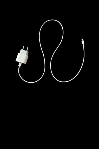 Apple laddare vit Lightning kabel