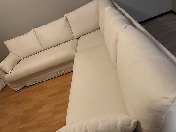 HYLTARP Hörnsoffa, 4-sits