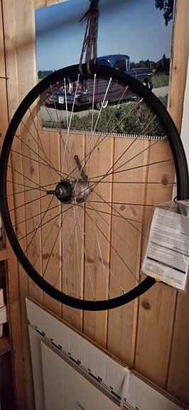 Shimano 28" bakhjul 3 vxl