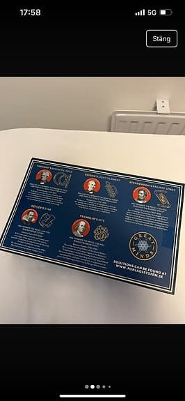 Professor Puzzle Great Minds Set of 5 pussel trä och metall