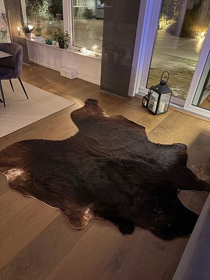 Matta koskinn kohud svart/ vit