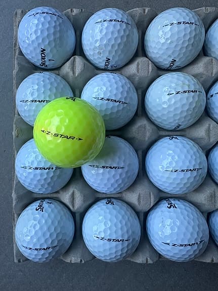 26st Srixon Z-Star golfbollar - alla i absolut A-klass