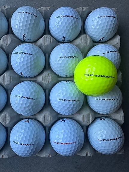 26st Srixon Z-Star golfbollar - alla i absolut A-klass