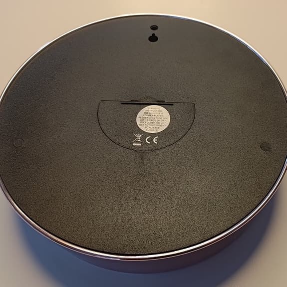 Georg Jensen Koppel väggklocka 22cm kopparplätterad