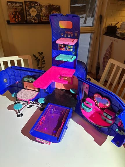 L.O.L. Surprise husbil / Camper blå rosa