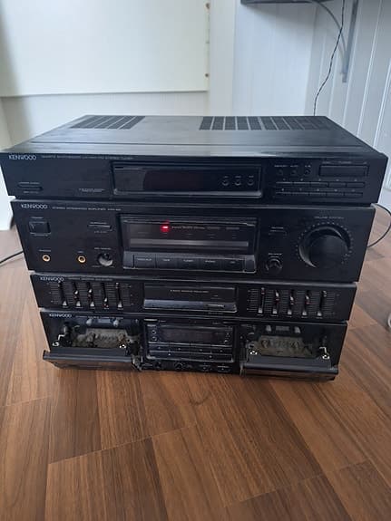 Kenwood stereopaket svart