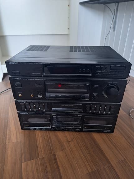 Kenwood stereopaket svart