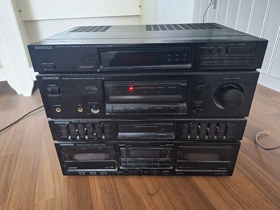 Kenwood stereopaket svart