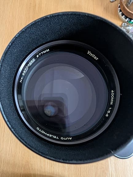Vivitar Auto Telephoto 400mm f/5.6 – Vintage teleobjektiv