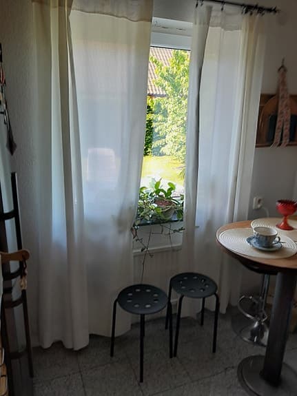 5 vita gardinstänger 140 cm