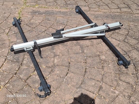 Cykelhållare takmonterad + lastbärare rails