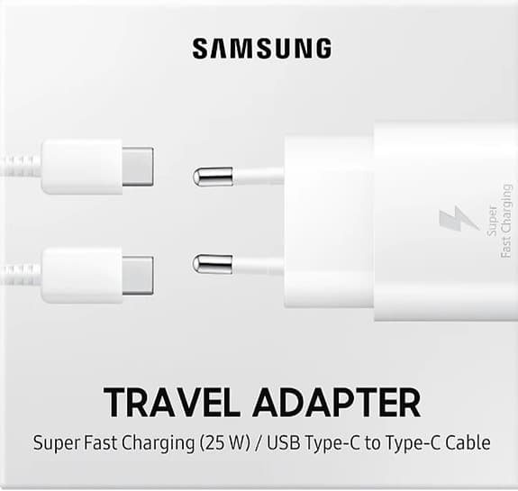 Original Samsung 25 Watts PD Supersnabbladdare med kabel HELT NY