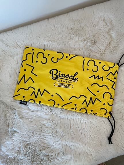 Binocle skidglasögon orange/ svart helt nya