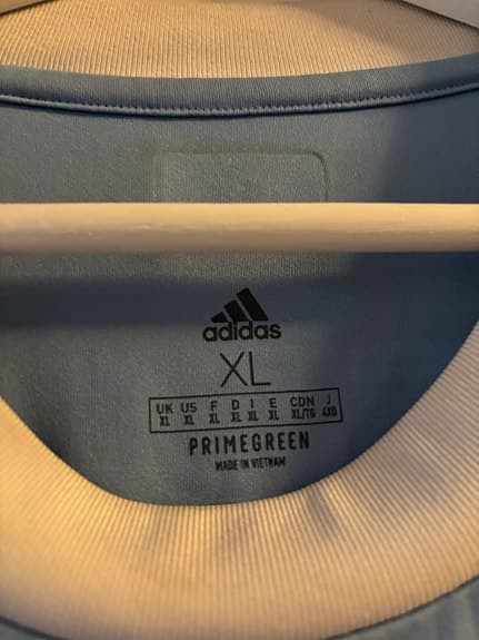 Adidas New York City FC fotbollströja XL ljusblå