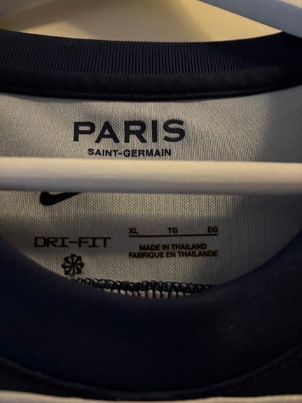 Nike Paris Saint-Germain fotbollströja herr blå Dri-Fit storlek XL