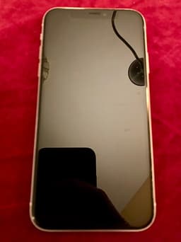 iPhone XR 64 GB, vit baksida