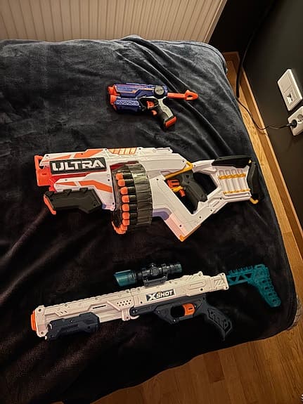 Nerf leksaksvapen blandade modeller