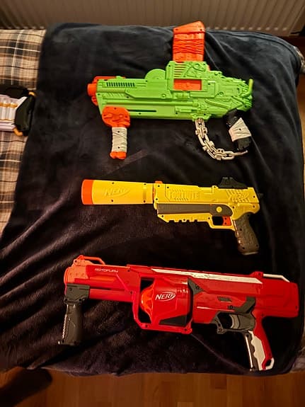 Nerf leksaksvapen blandade modeller