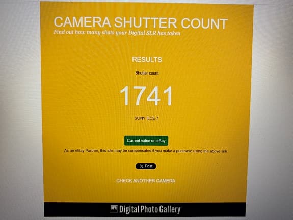 Sony A7 + FE 50mm f/1.8 (endast 1741 exponeringar)