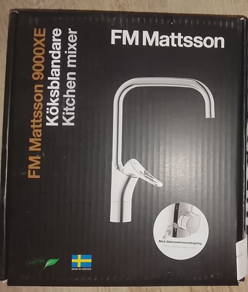 Fm Mattsson 9000XE köksblandare med diskmaskin avstängning
