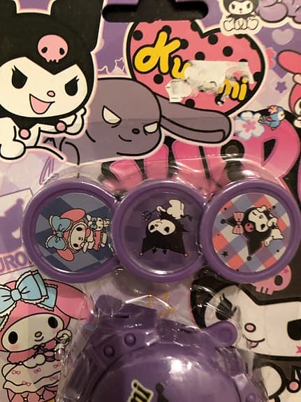 Hello Kitty Kuromi leksaksset lila plast