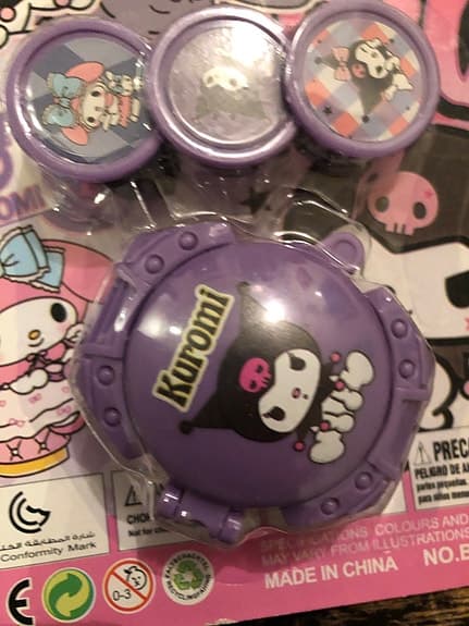 Hello Kitty Kuromi leksaksset lila plast