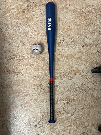 Basebollträ och baseball bollen