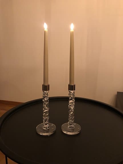 Orrefors Carat Ljusstakar (Par)