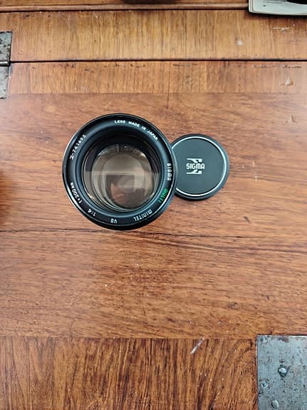 Objektiv, motljusskydd Sigma