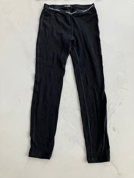 Underställ Icebreaker barn, 100% merinoull, svart stl 152