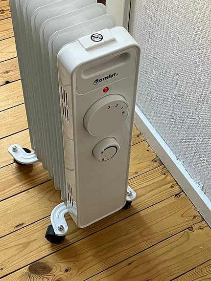 Anslut OR550-7 oljefylld radiator 1500W vit