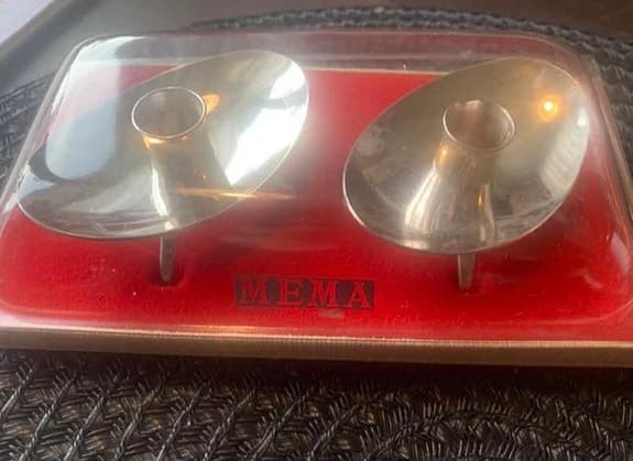 2 st Mema ljusstakar i original förpackning