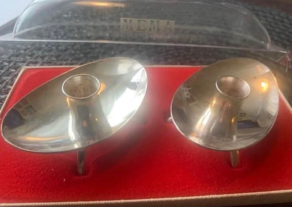 2 st Mema ljusstakar i original förpackning