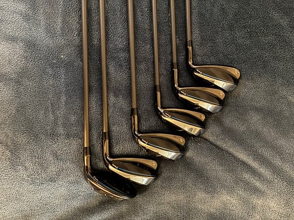 Cobra hybrid iron set, p,9,8,7,6, 5 hybrid